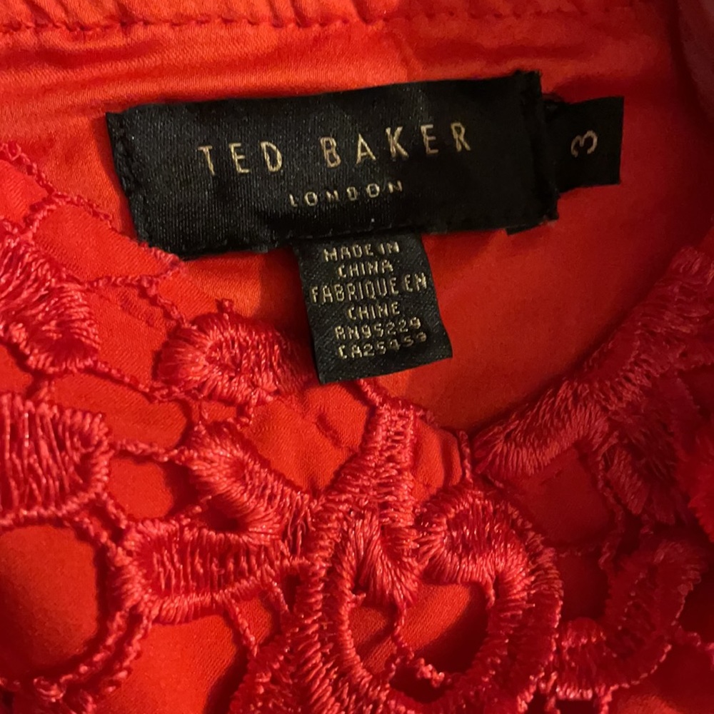 NWOT Ted Baker Valens mixed lace midi dress, Ted size 3 (regular 8) - Picture 6 of 12